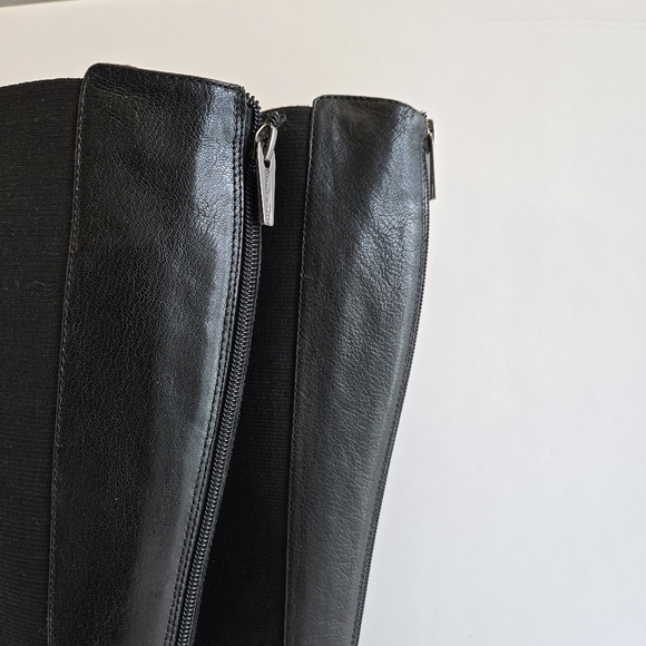 Beautiful Adrienne Vittadini Kitten Heels Leather Boots - Picture 3 of 12